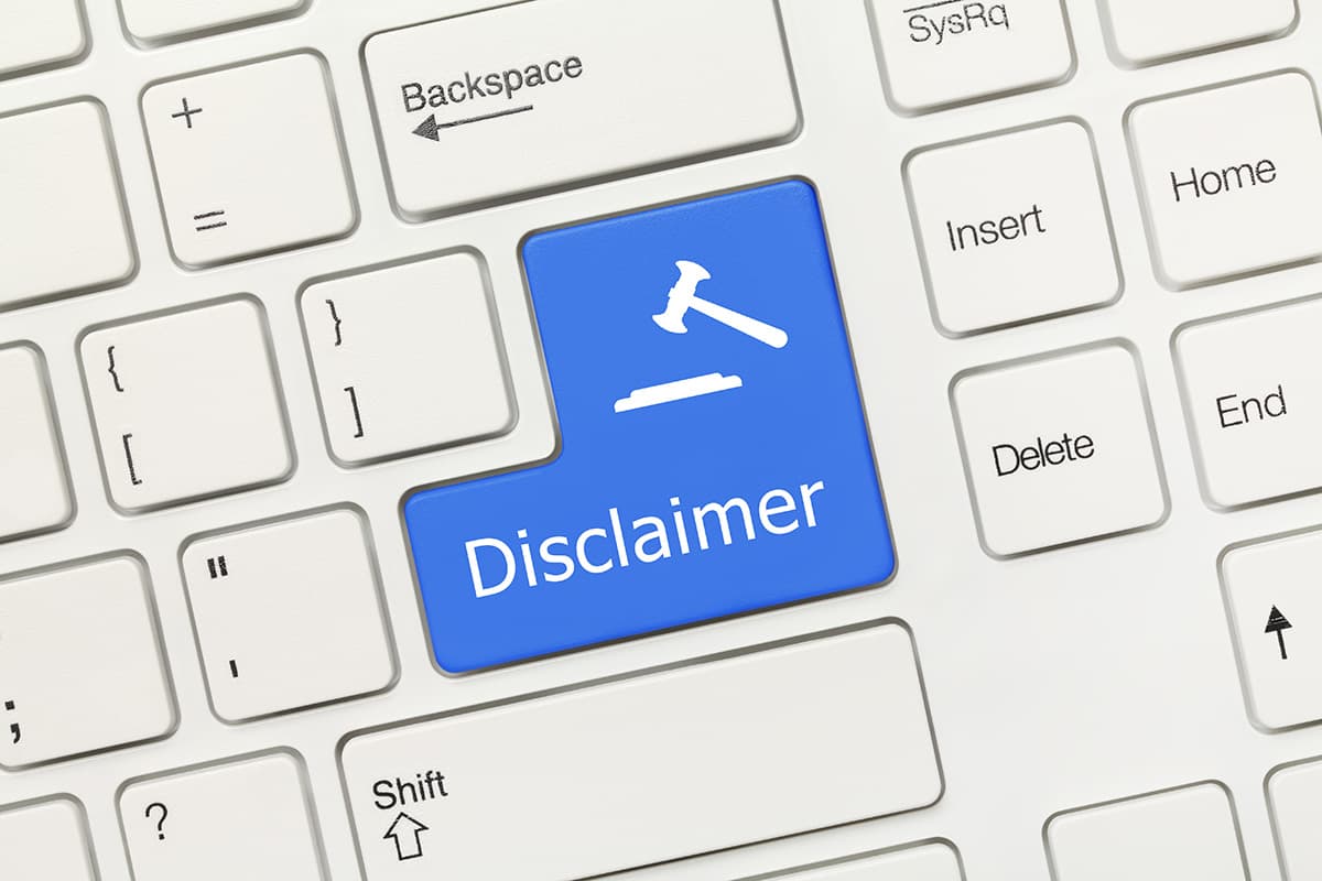 Legal Copyright Disclaimers: What Disclaimers are Needed on my Website?