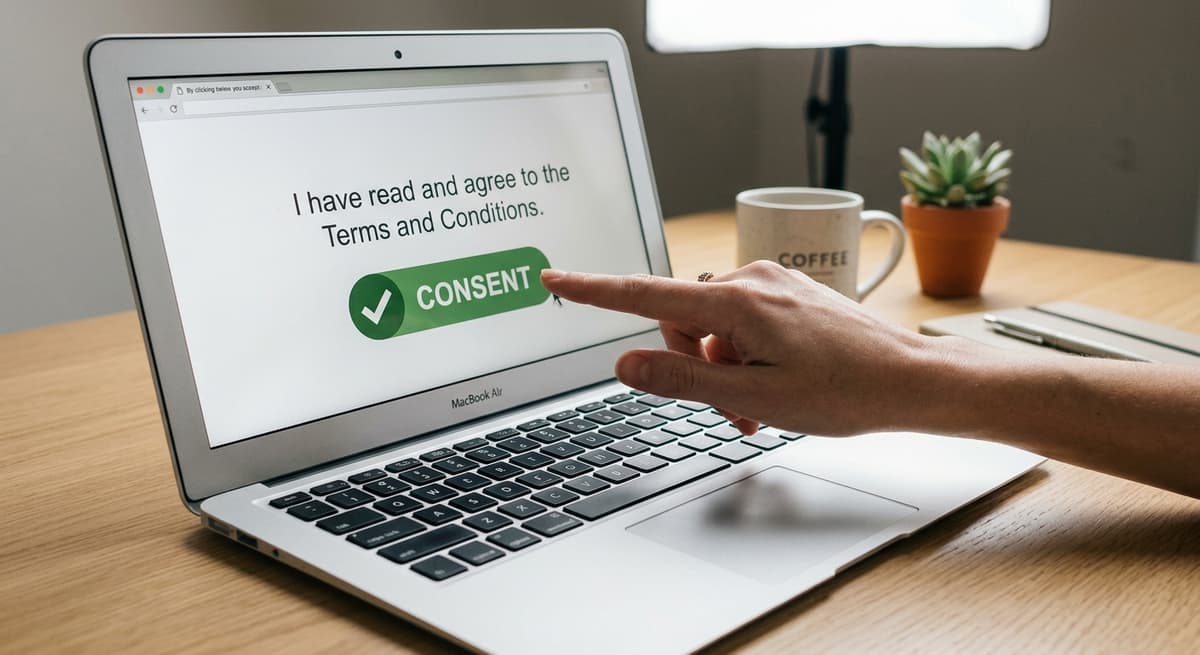Written consent and opt-out for AI-assisted recording of a health care visit