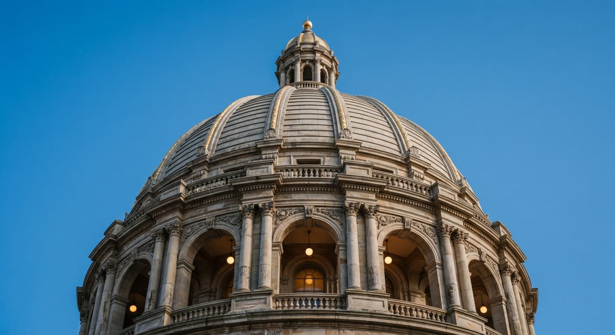 Capitol dome representing Mississippi legislative attempts to pass biometric privacy protections that have died in committee