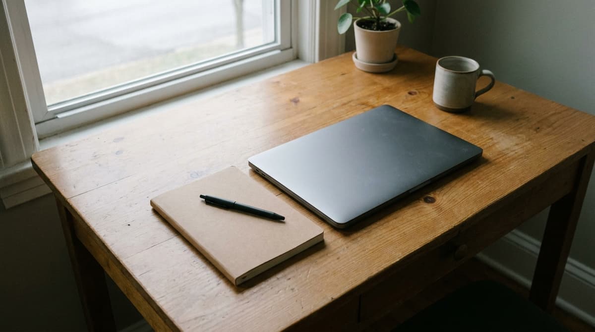 aire de réception de bureau moderne avec une chaise et une petite table