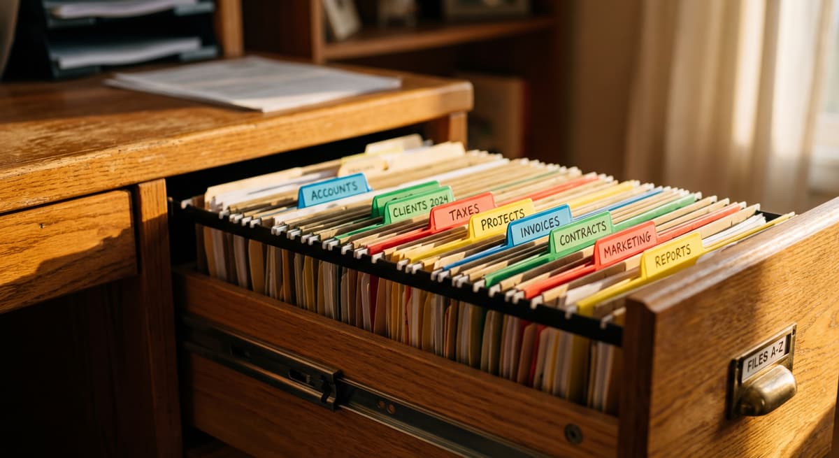 Filing cabinet representing the records management and documentation obligations under New Jersey's breach notification law