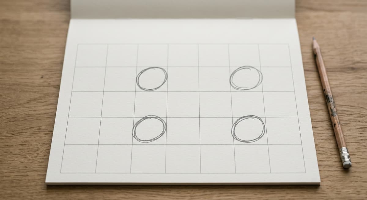 an open calendar page with several days circled in pencil, tight crop, month and numbers softly blurred