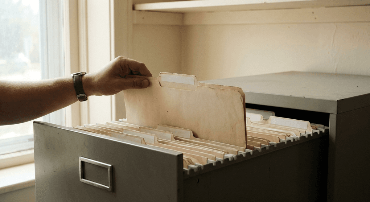 classeur avec des dossiers juridiques bien organisés