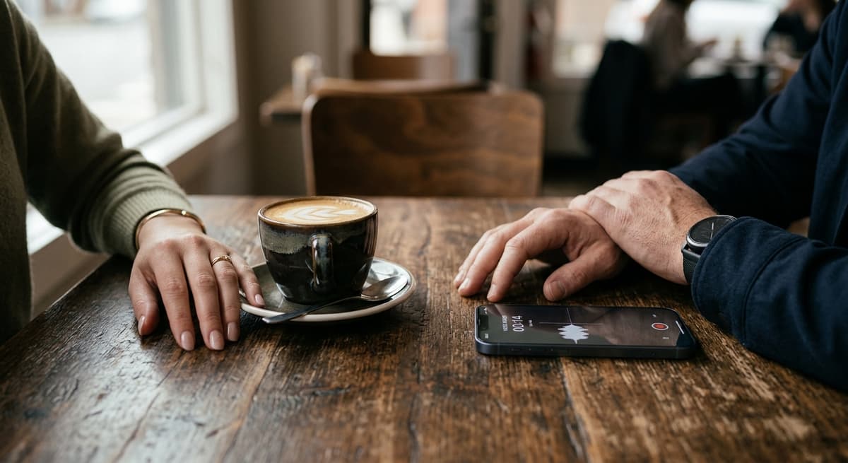 One-party consent recording of a conversation